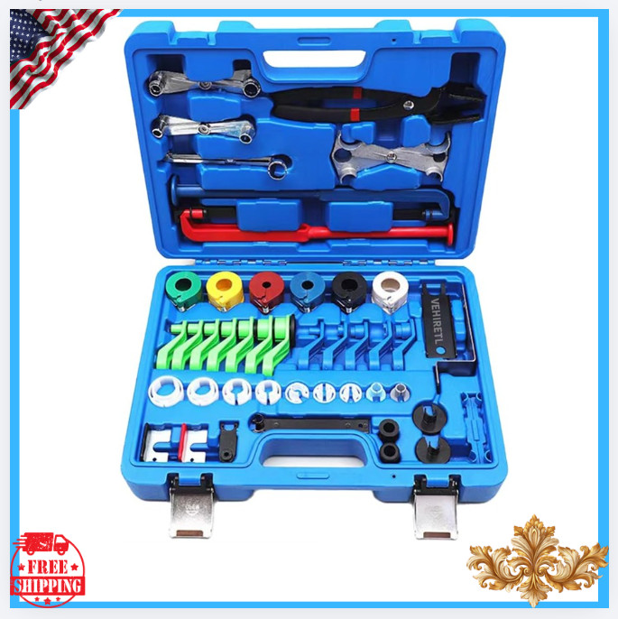 New 45PCS Master Fuel Line Disconnect Tool Kit A/C Transmission Automotive