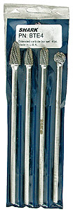 Shark Industries Ltd Bte4 4 Piece 6″Extended Carbide Bur Set