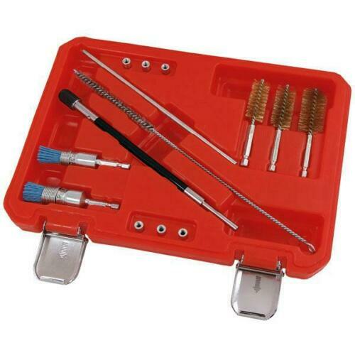 14pc Universal Injector Seat Brush Cleaner Cleaning Tool Kit For Diesel Engines