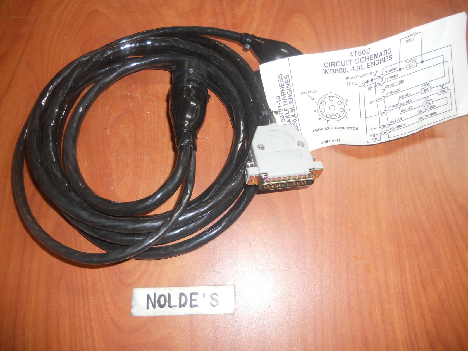 Kent Moore Transmission Test Adapter Wire Harness J-38791-10 (CS1455 802H4)