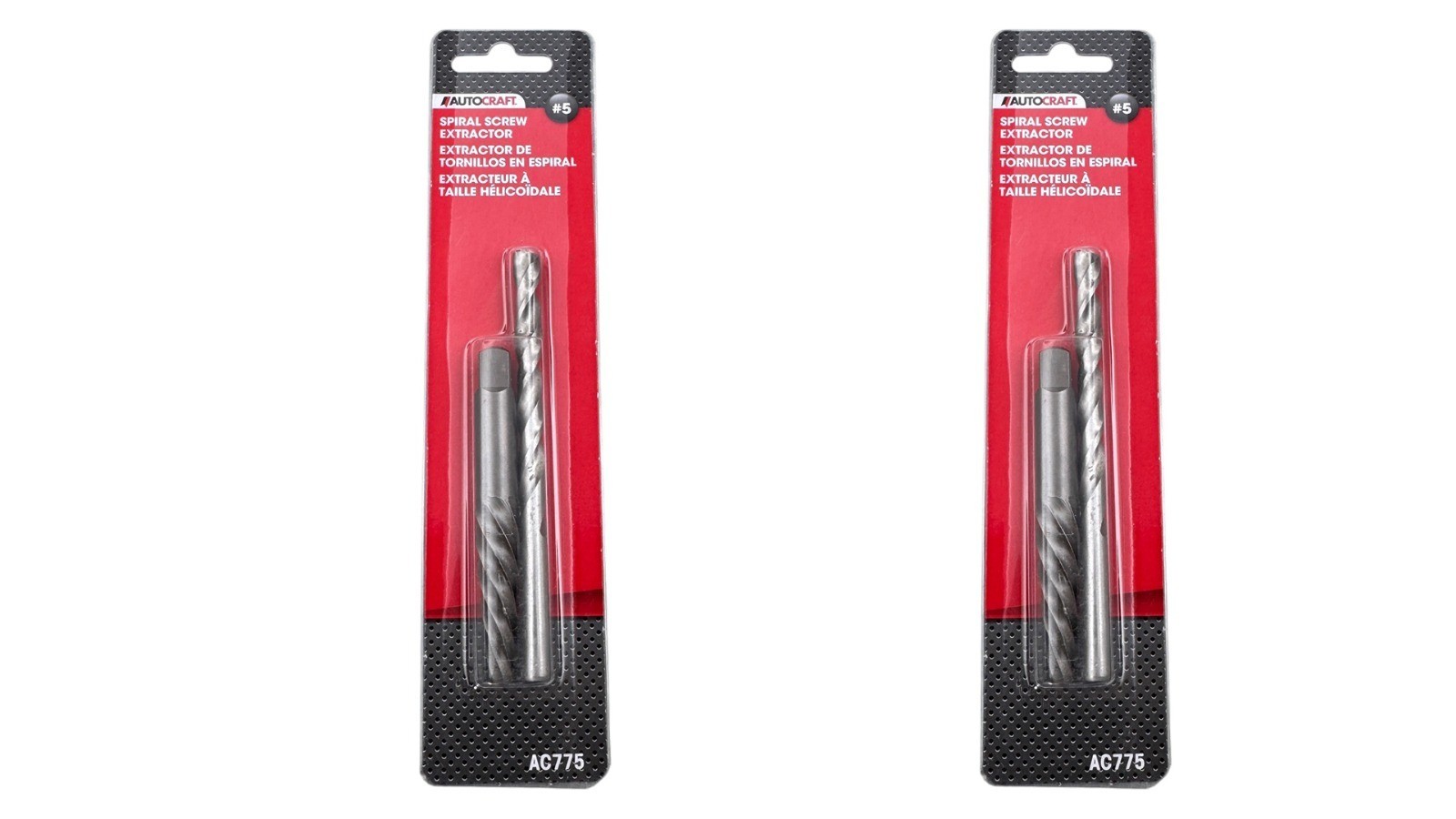 Autocraft AC775 Spiral Screw Extractor pack of 2