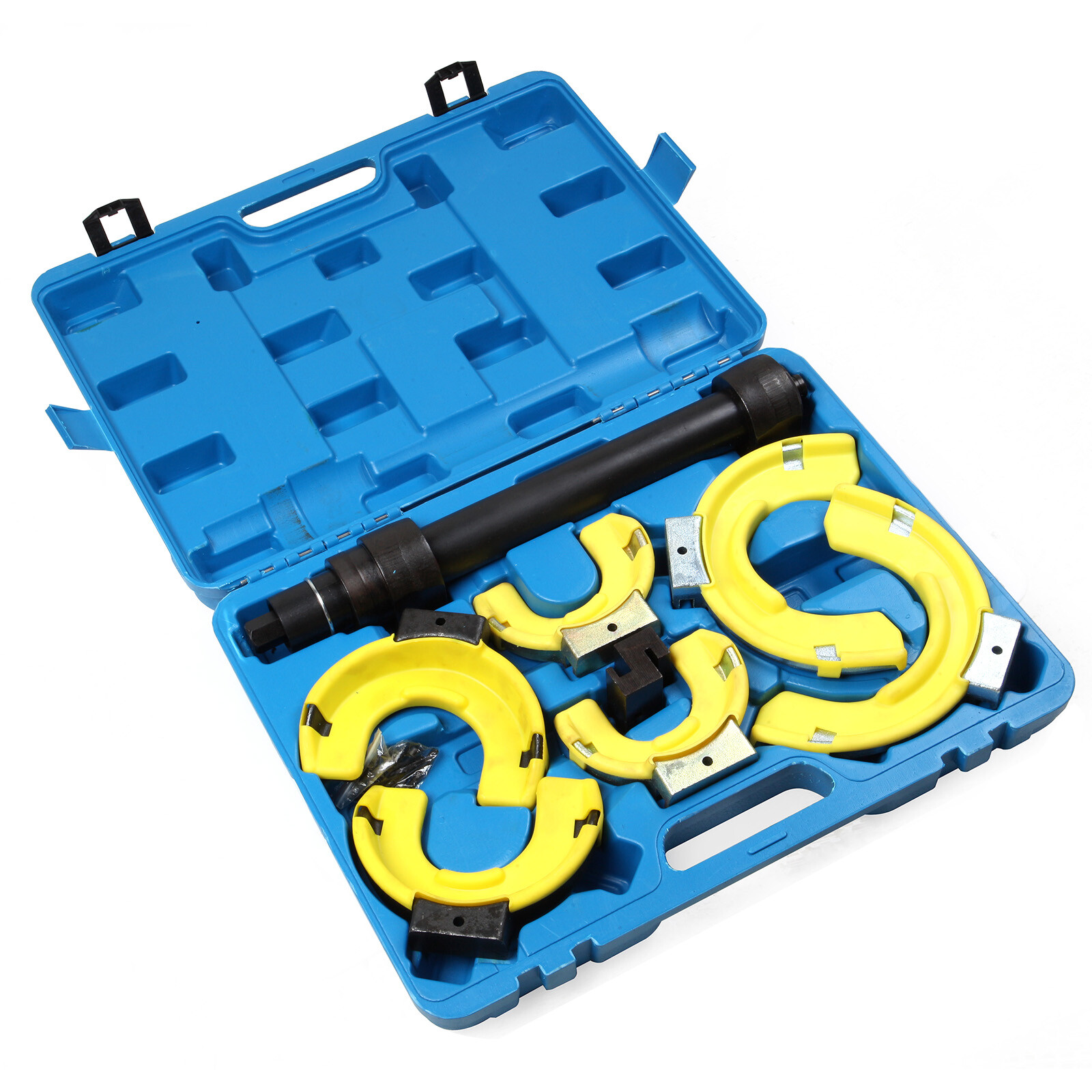 Interchangeable Fork Strut Coil Spring Compressor Extractor Tool Set
