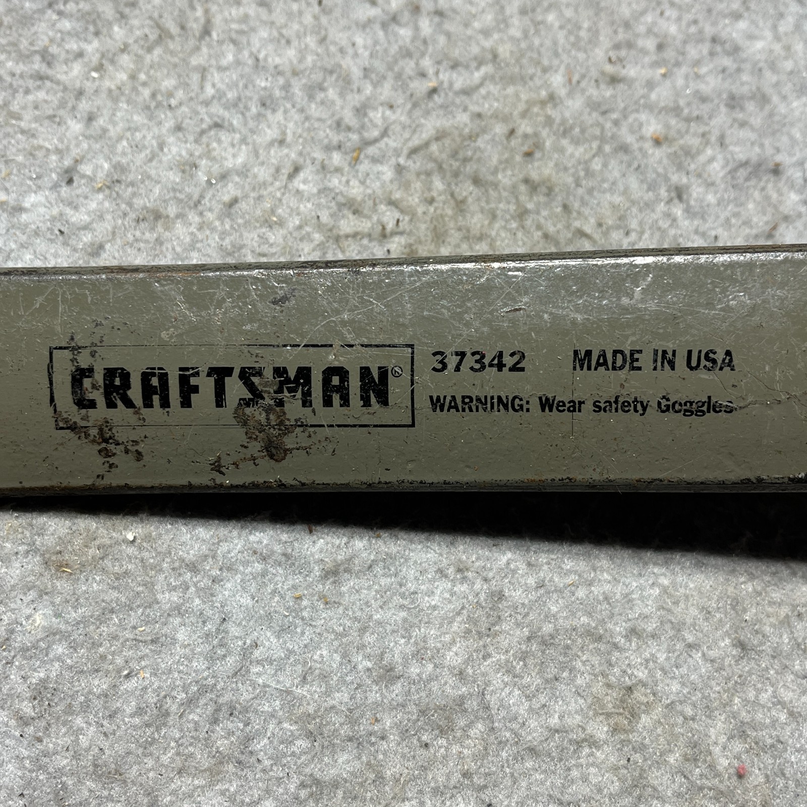 SEARS Craftsman 15in. Hook Pry Bar & Nail Puller Wonder Bar 37342 USA