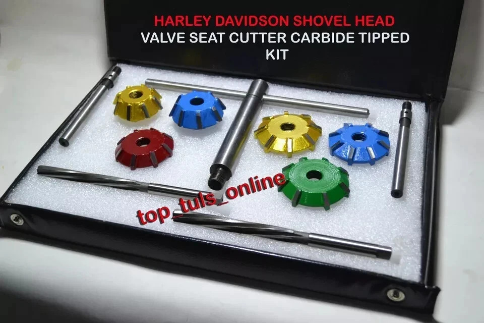 FORD 4.0 SOHC ENGINE 3 ANGLES CUT VALVE SEAT CUTTER KIT CARBIDE TIPPED BOXED