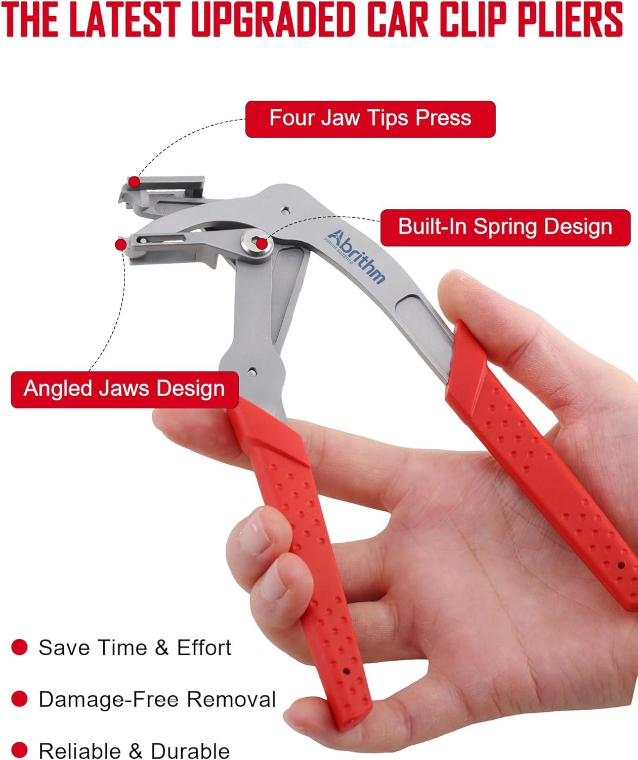Abrithm Car Clip Pliers Tool for Automotive Trim Removal