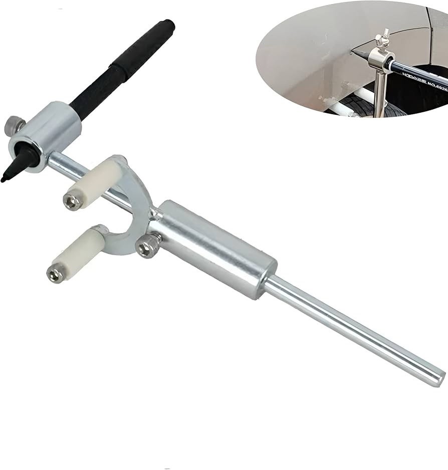 Car Wheel Eyebrow Parallel Scriber 0-20cm Adjustable Wheel Arch Parallel Scriber