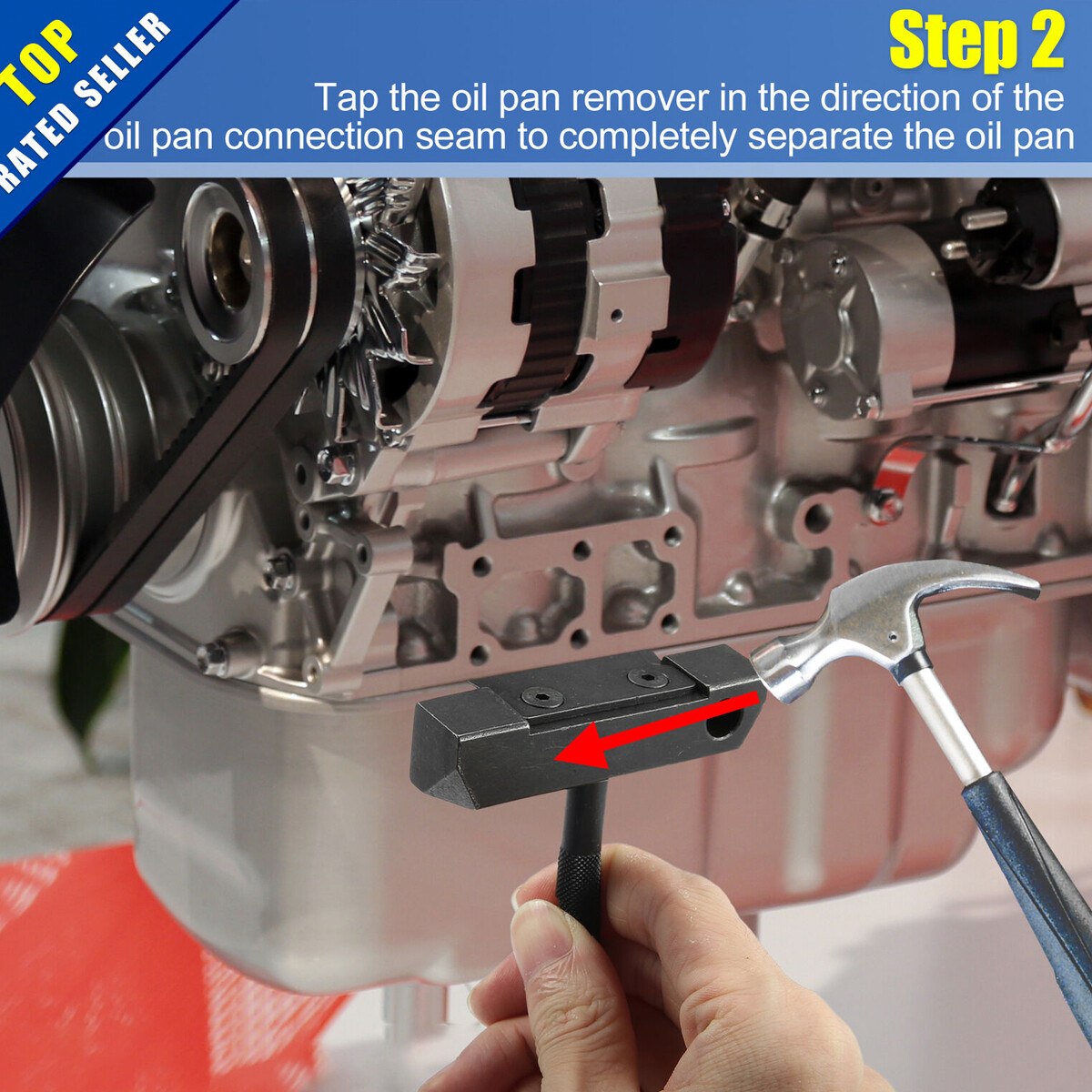 1x Car Oil Pan Separator Tool Engine Transmissions RTV Sealant Removal Tool Set
