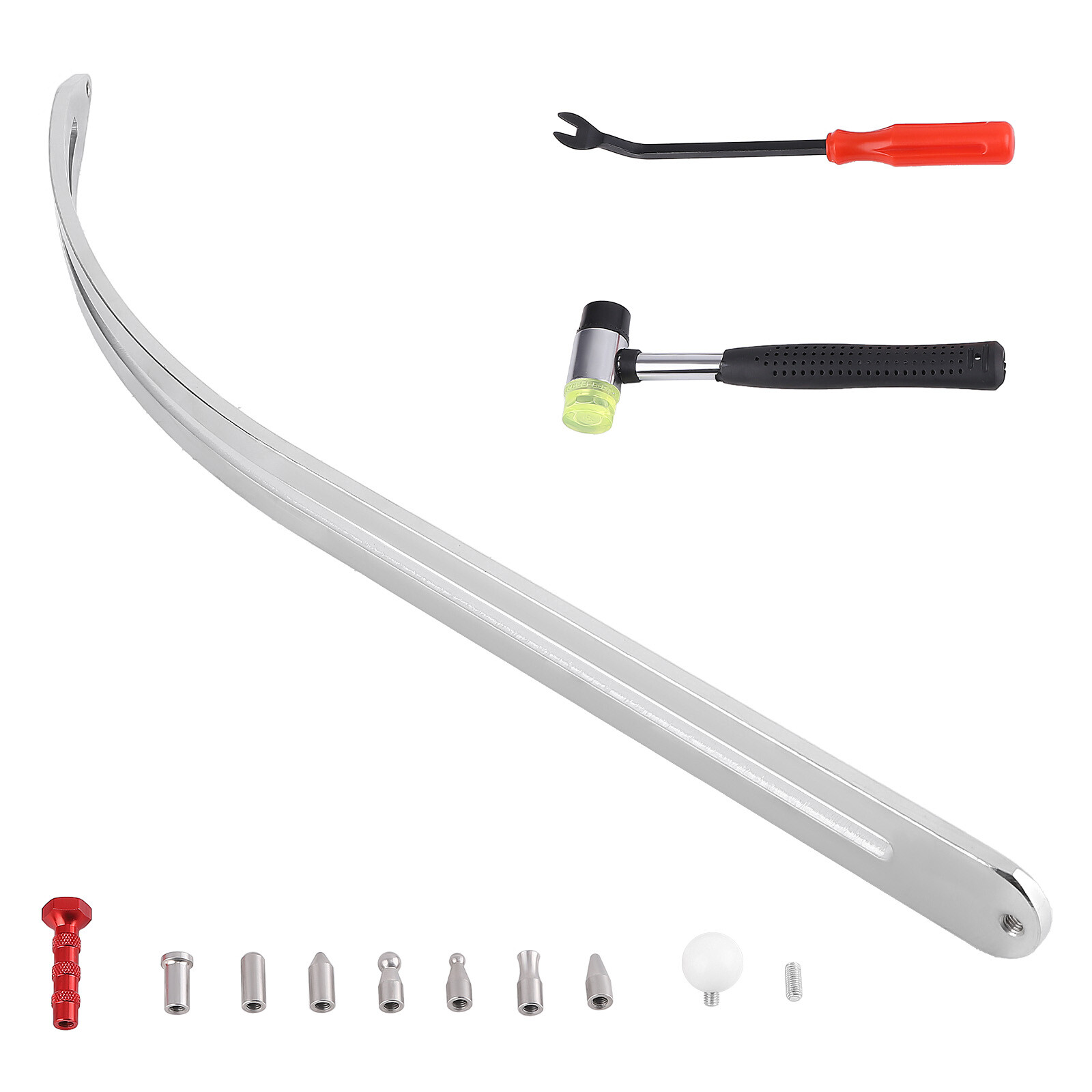 Car Repair Dent Removal Tool Kit Car Fender Damage Repair Tools Flat Bar