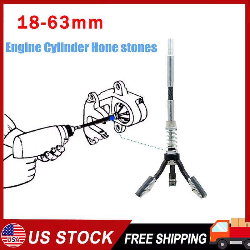 1pc 1/8″ Wide Car-Engine Brake-Cylinder Hone Flex Shaft Bore Honing Tool 18-63mm