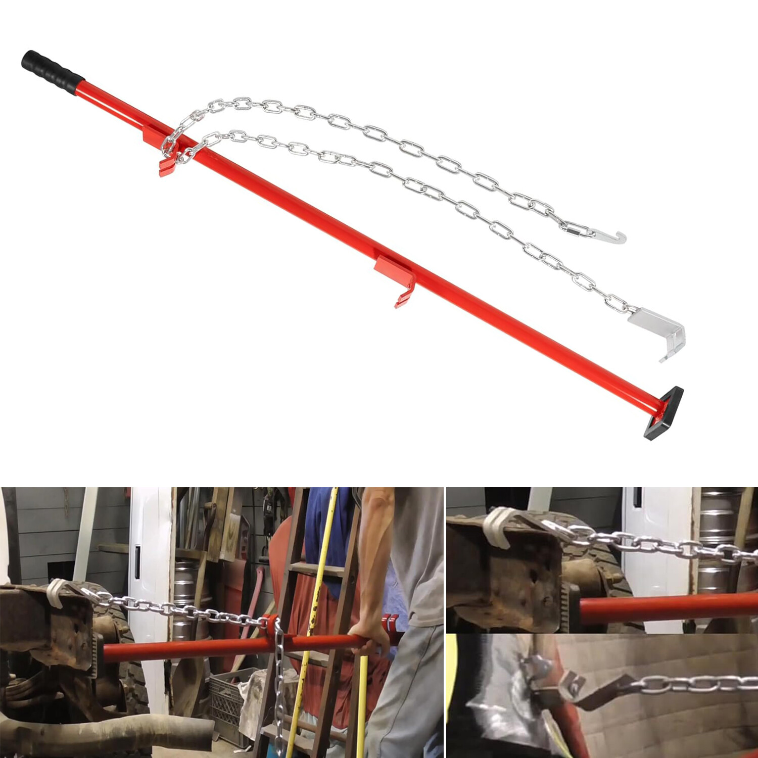 77175 Premium Auto Body Alignment Bar 1-1/4″ Diameter for Bumpers,Panels,Hoods