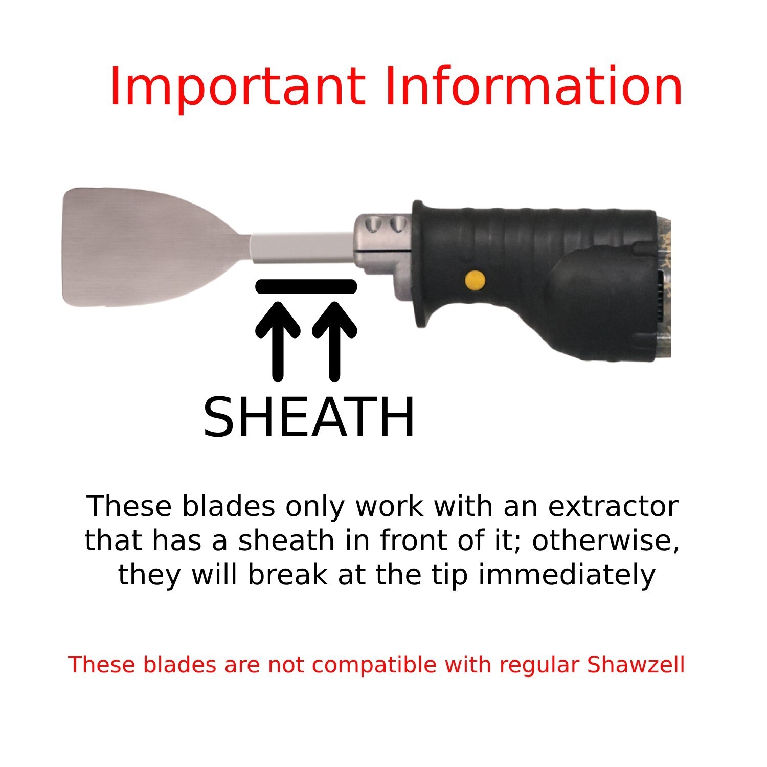 “Extractor™ 7¾” Blade – Model EXT-DELTA-XL”