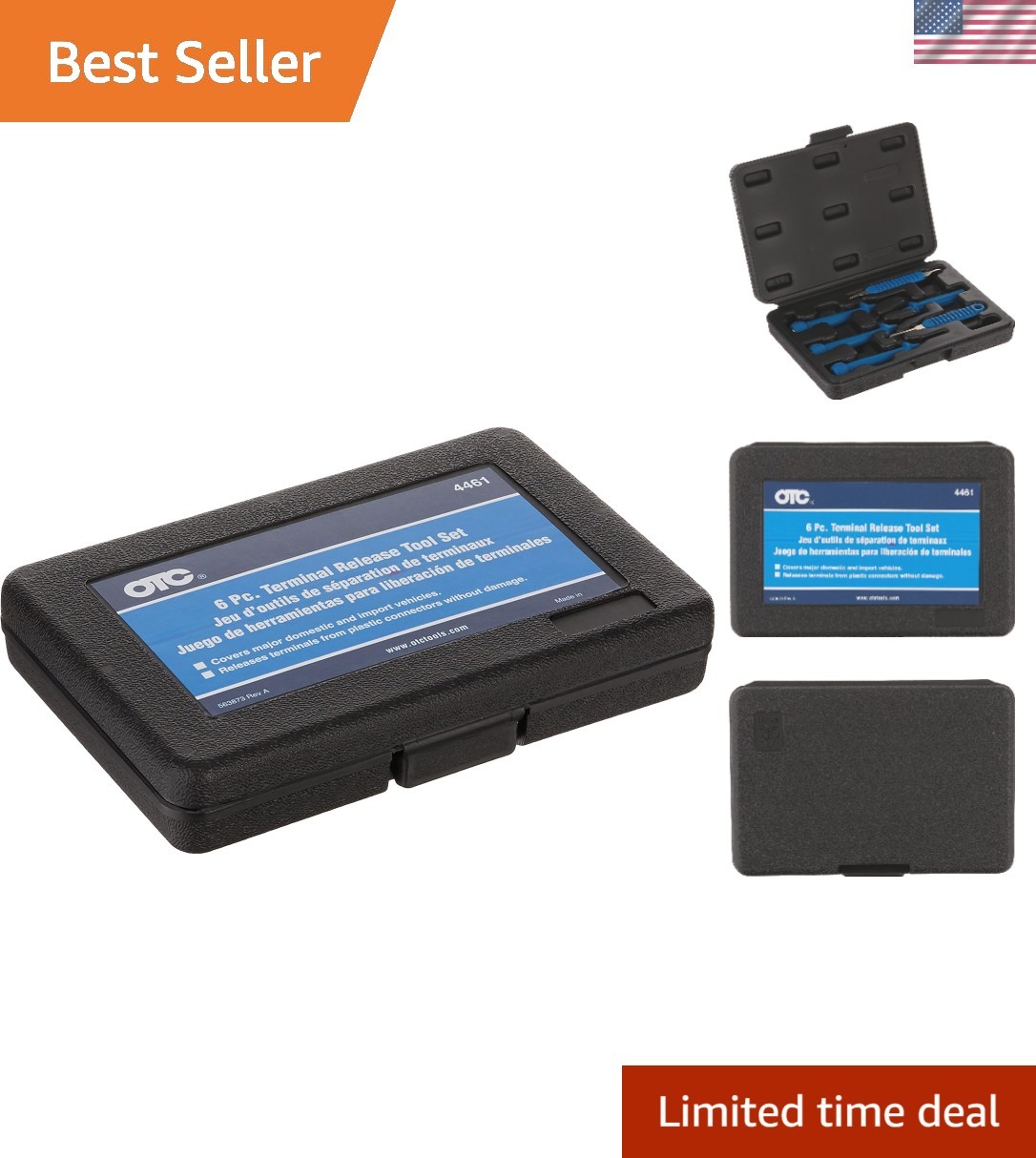 6-Piece Automotive Terminal Release Tool Set with Storage Case – Repair or Re…