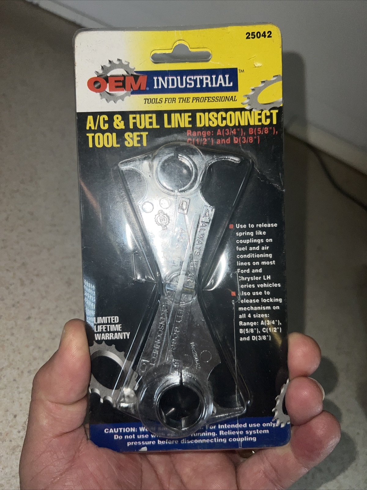 OEM Brand TOOLS A/C & Fuel Line Quick Disconnect Tool, 3/8,1/2, 5/8 & 3/4