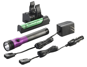 Streamlight 75482 Purple Stinger Led Hl Ac/Dc With Piggyback Charger 640 Lum NEW