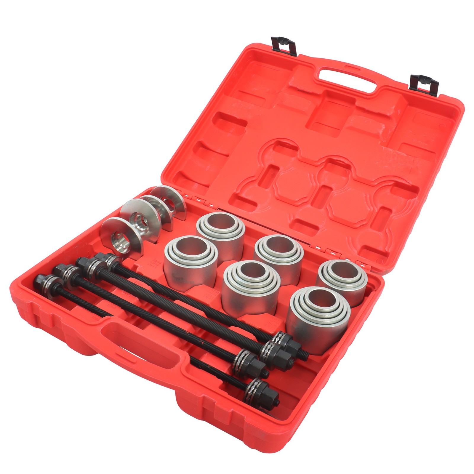 Press Pull Sleeve Kit 28Pc Remove Bearings Bushes Seals Garage Tool