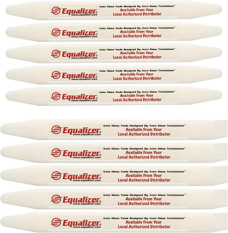 Equalizer Installation Stick 10 Pack Chisel Tapered Ends Glass Tool ISC741/742