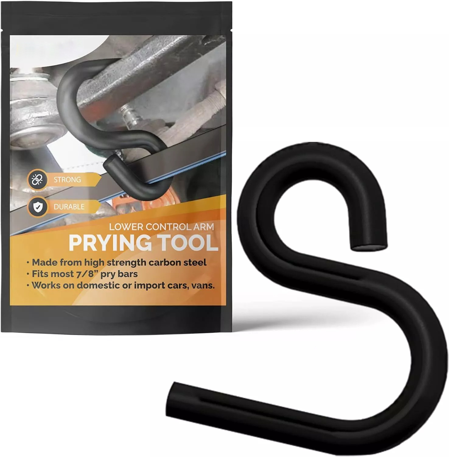 Lower Control Arm Prying Tool 6007 Automotive Ball Joint S Bar Hook Remover Tool