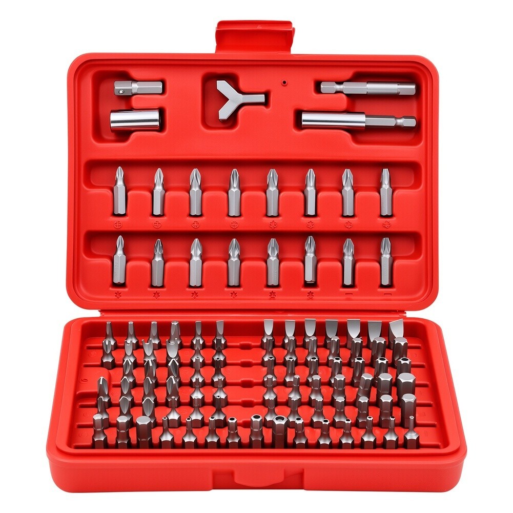 For cr V Compatible SFor crewdriver Bit Set 100 pcs Chrome Vanadium Steel