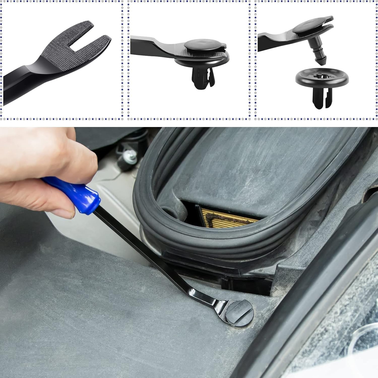 Professional 5-Pcs Trim Removal Set – Durable Fastener Tools for Easy Repairs