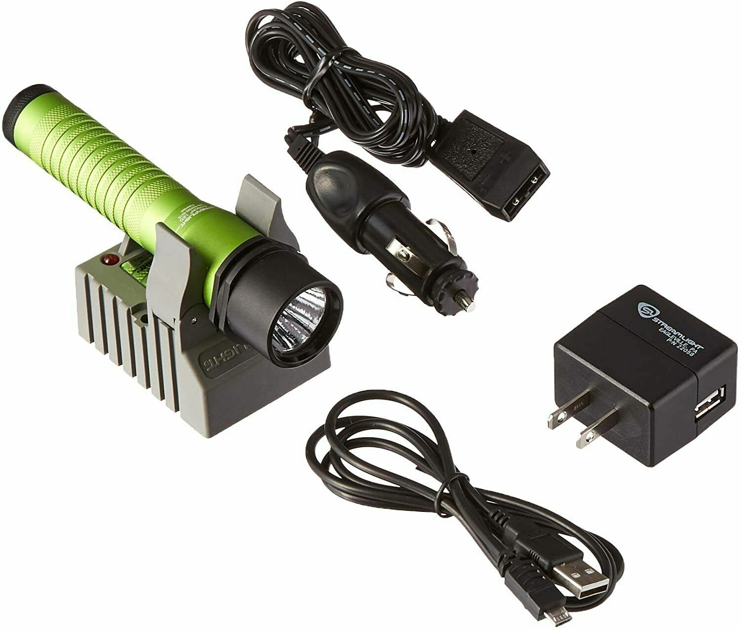 STREAMLIGHT 74345 Strion Led Anodized Lime Kit Flashlight AC/DC NEW