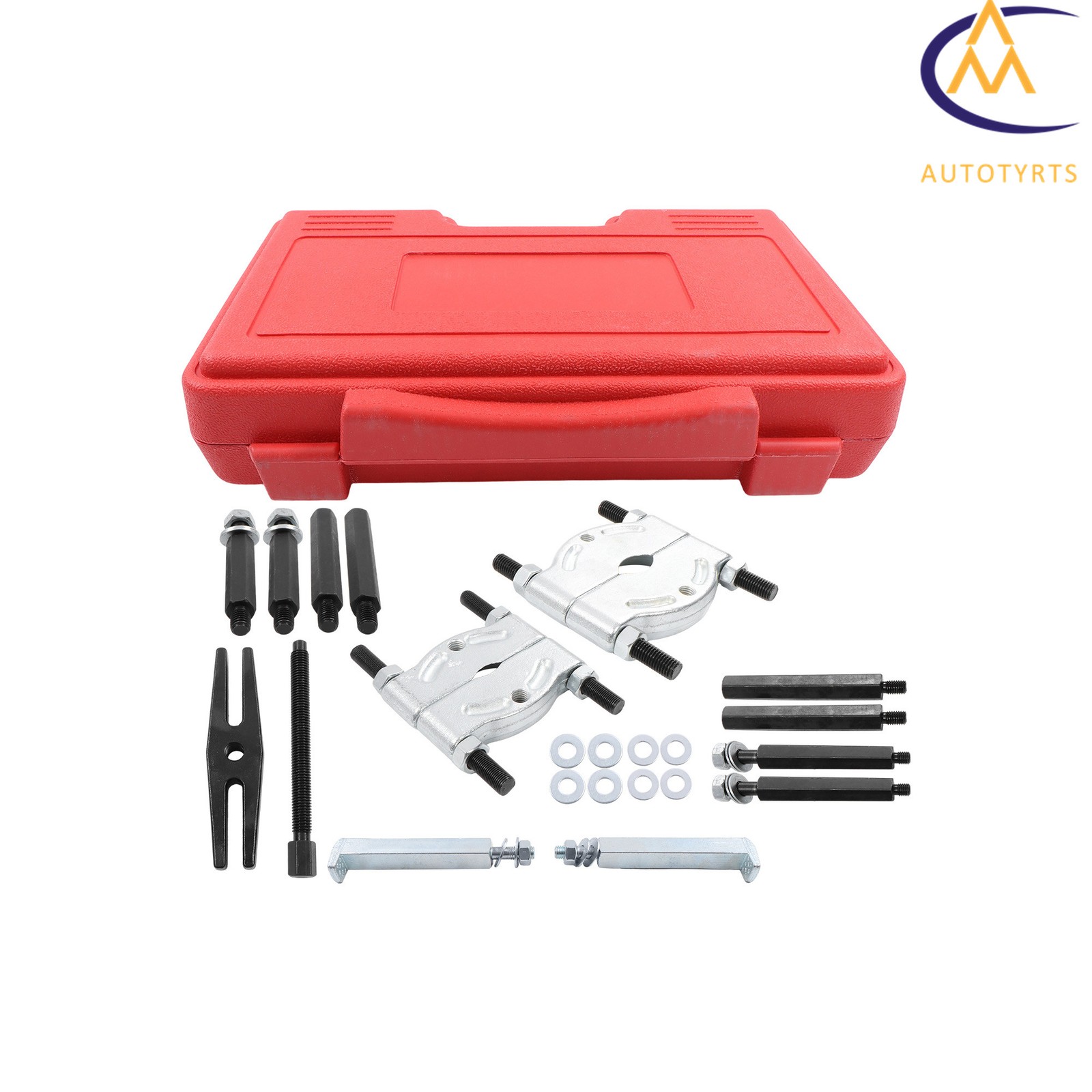 14Pcs 5 Ton Capacity Pinion Wheel Bearing Removal Kits Bearing Splitter Tool