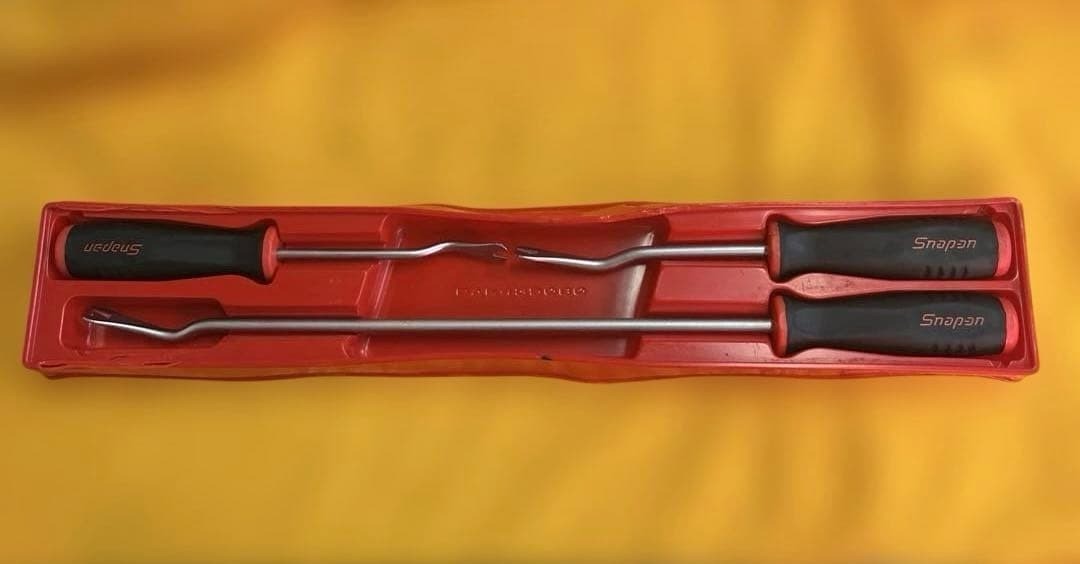 Snap-on ASG185 ASG186 ASG187 RED Soft Grip Trim Pad Tool 3Pc Set [Used]