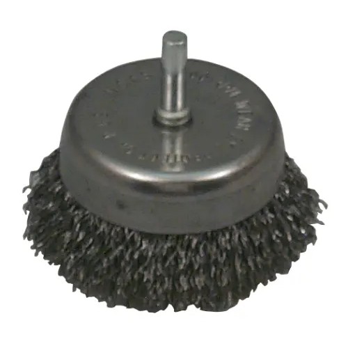 Lisle 14020 Wire Cup Brush, 2-1/2″, 0.014″ Carbon Steel Wire, 4500 rpm Max