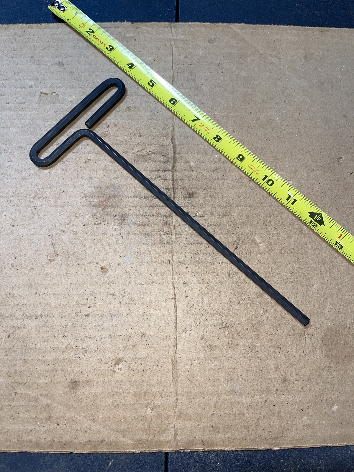 NOS Vintage ALLEN USA 6 MM Metric 10” long Shank T Handle Hex Key Wrench