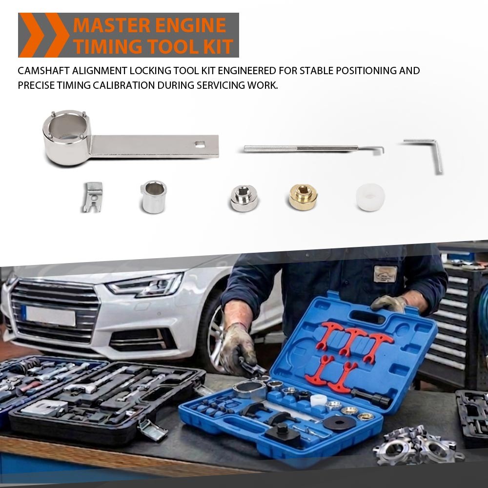 Master Engine Timing Tool Kit for VW Audi TSI TFSI EA888 1.8L 2.0L T40191 T10355