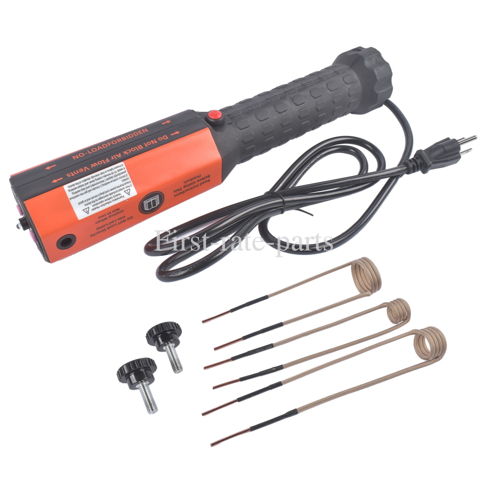 1100W/1200W Magnetic Induction Heater Kit Flameless Bolt Remover Tool w/ 3 Coils