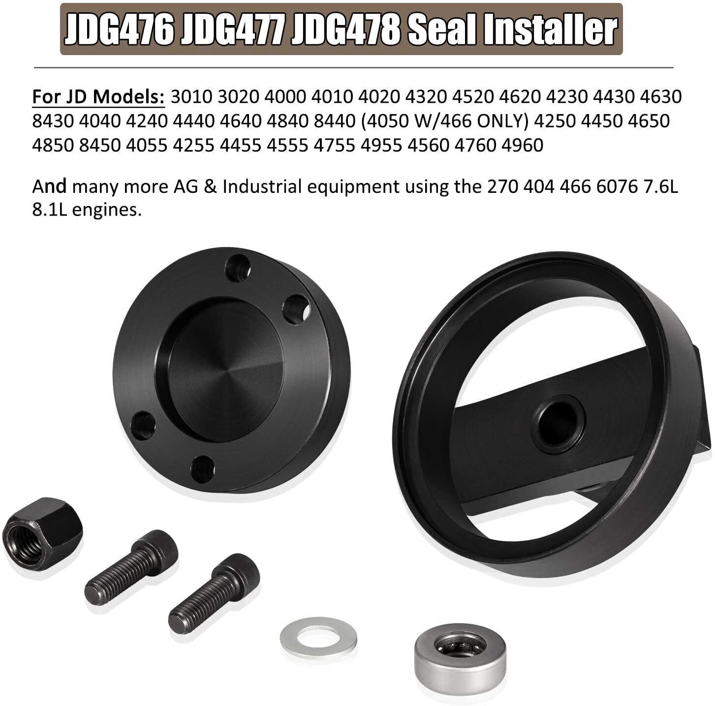 Crankshaft Rear Main Seal Installer Tool For John Deere Tractors and Combines