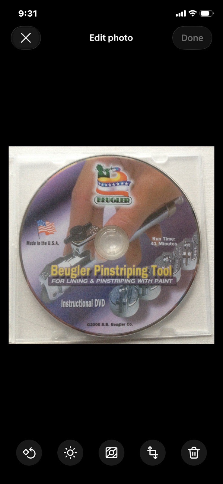 New Beugler Pinstriping Tool Kit #471 Plus 2 Extra Plunger Seals and DVD