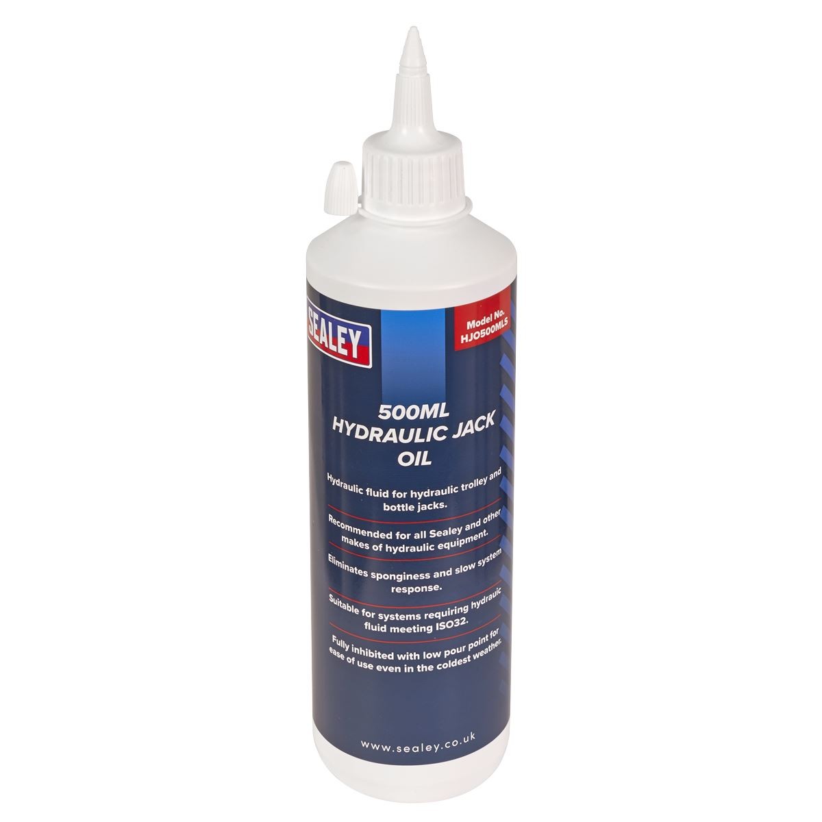 Sealey Hydraulic Jack Oil 500ml HJO500MLS