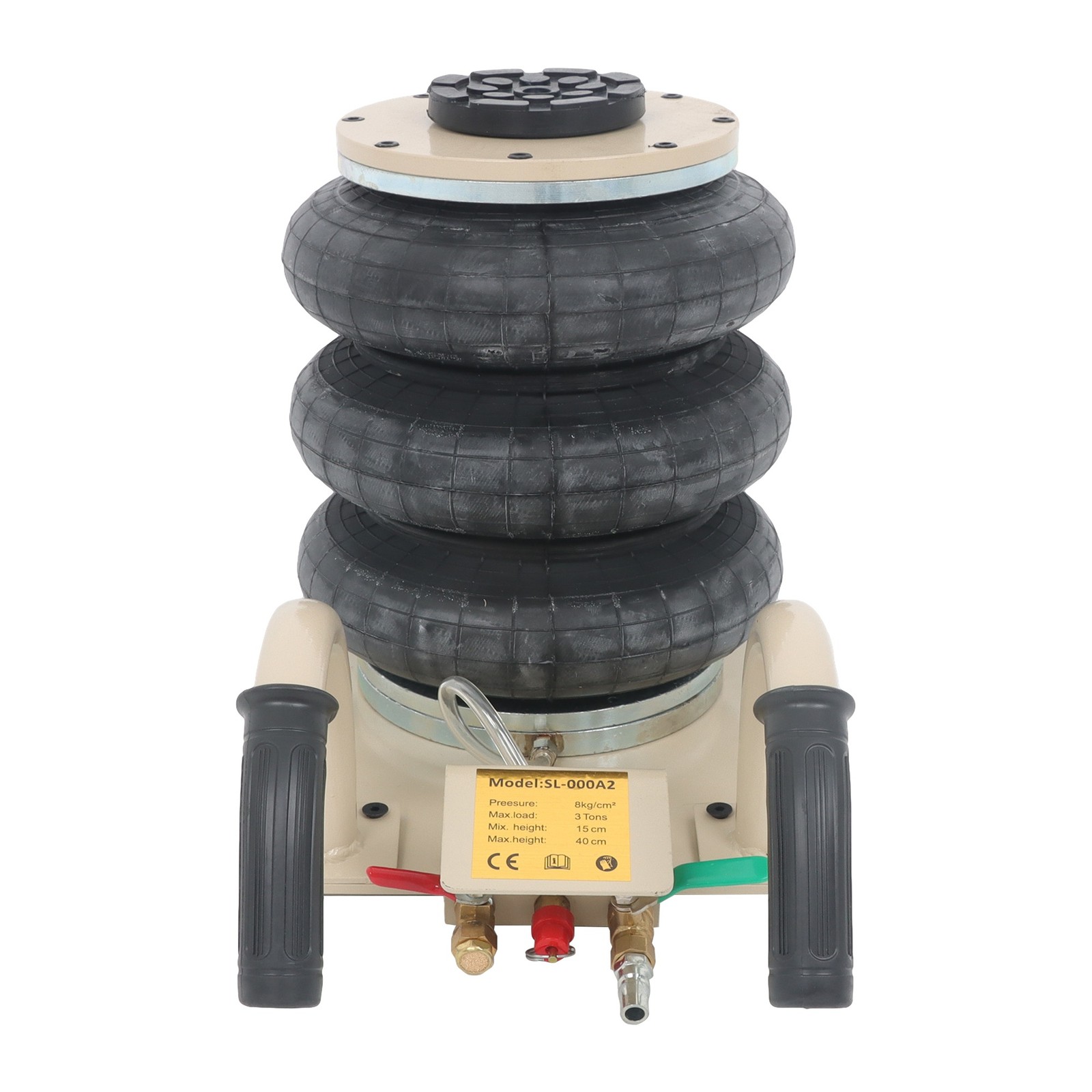 3 Ton/6600 lbs Pneumatic Jack New For Car SUV Lifting Triple Bag Air Jack