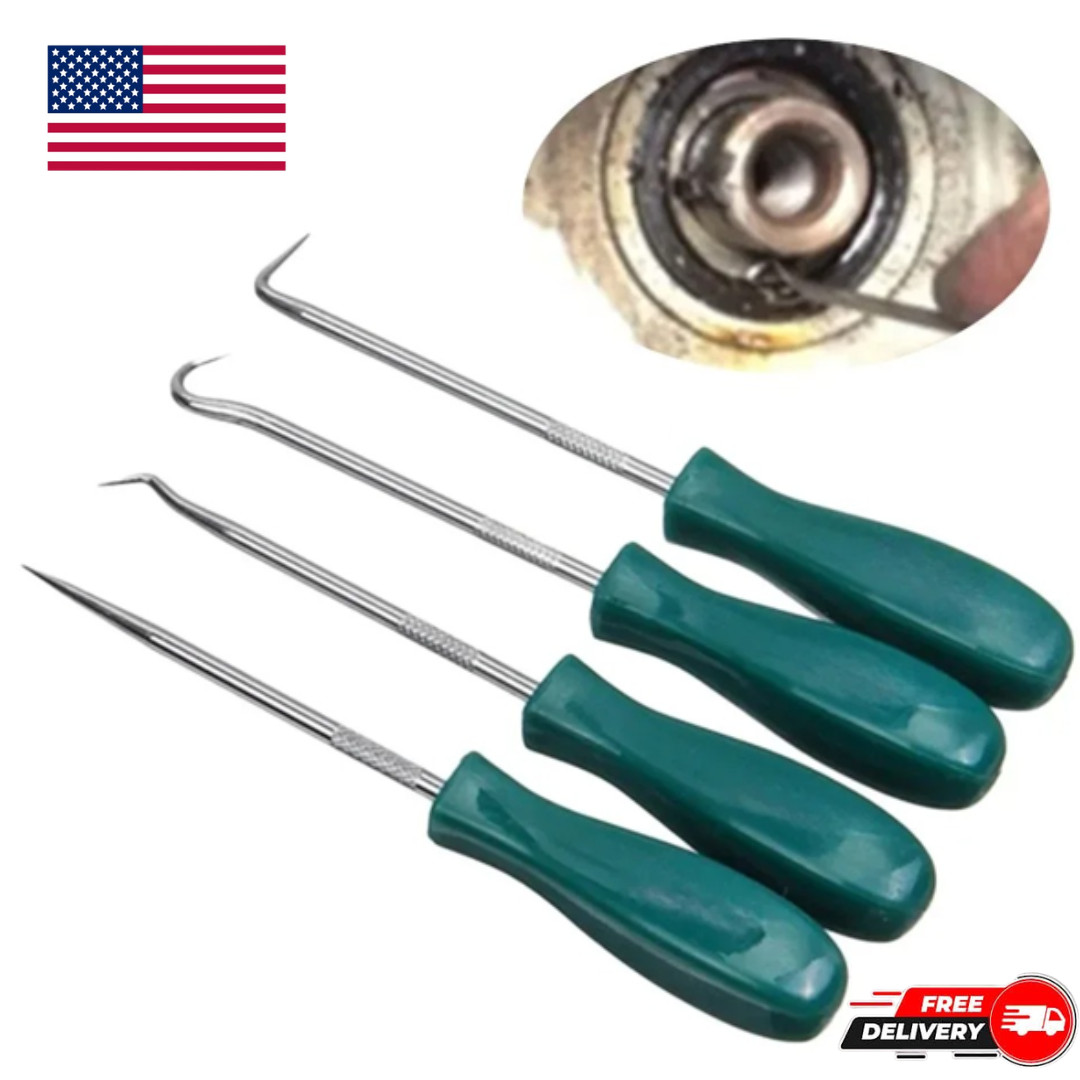 4Pcs Oil Seal Screwdriver Pick Hook Set | Car Auto Garage Workshop Hand Tools