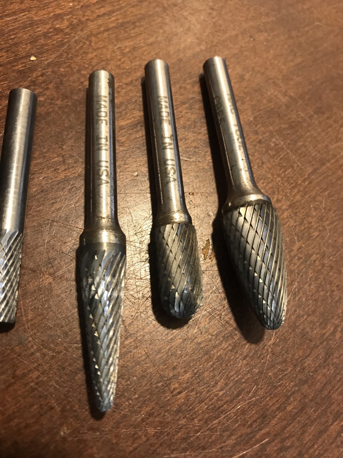 Mac Tools USA Deburring Bit Rotary Tip Edge Carbide Mechanic Metal Burr Set CB4S