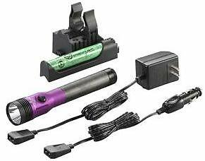 Streamlight 75482 Purple Stinger Led Hl Ac/Dc With Piggyback Charger 800 Lum New