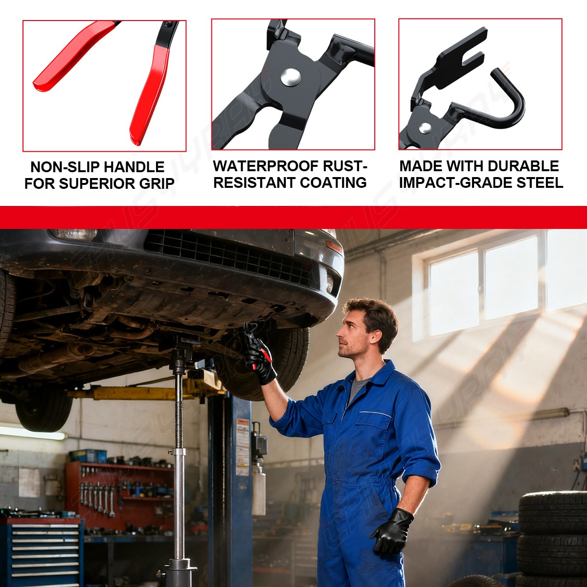 Brand New Chusyyray Exhaust Pipe Rubber Hanger Support / Removal Pliers Tool