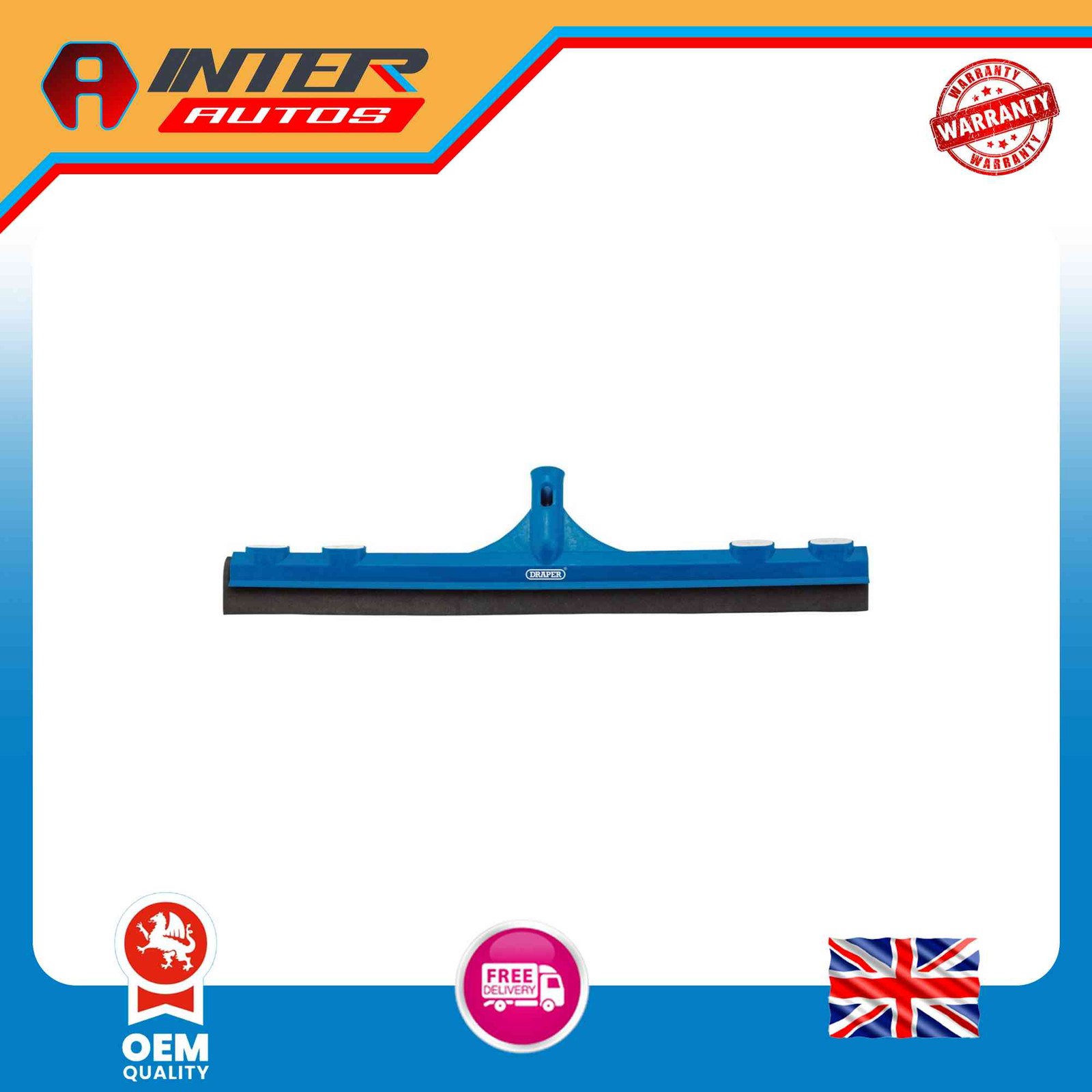 Draper Floor Squeegee, 600mm 02088