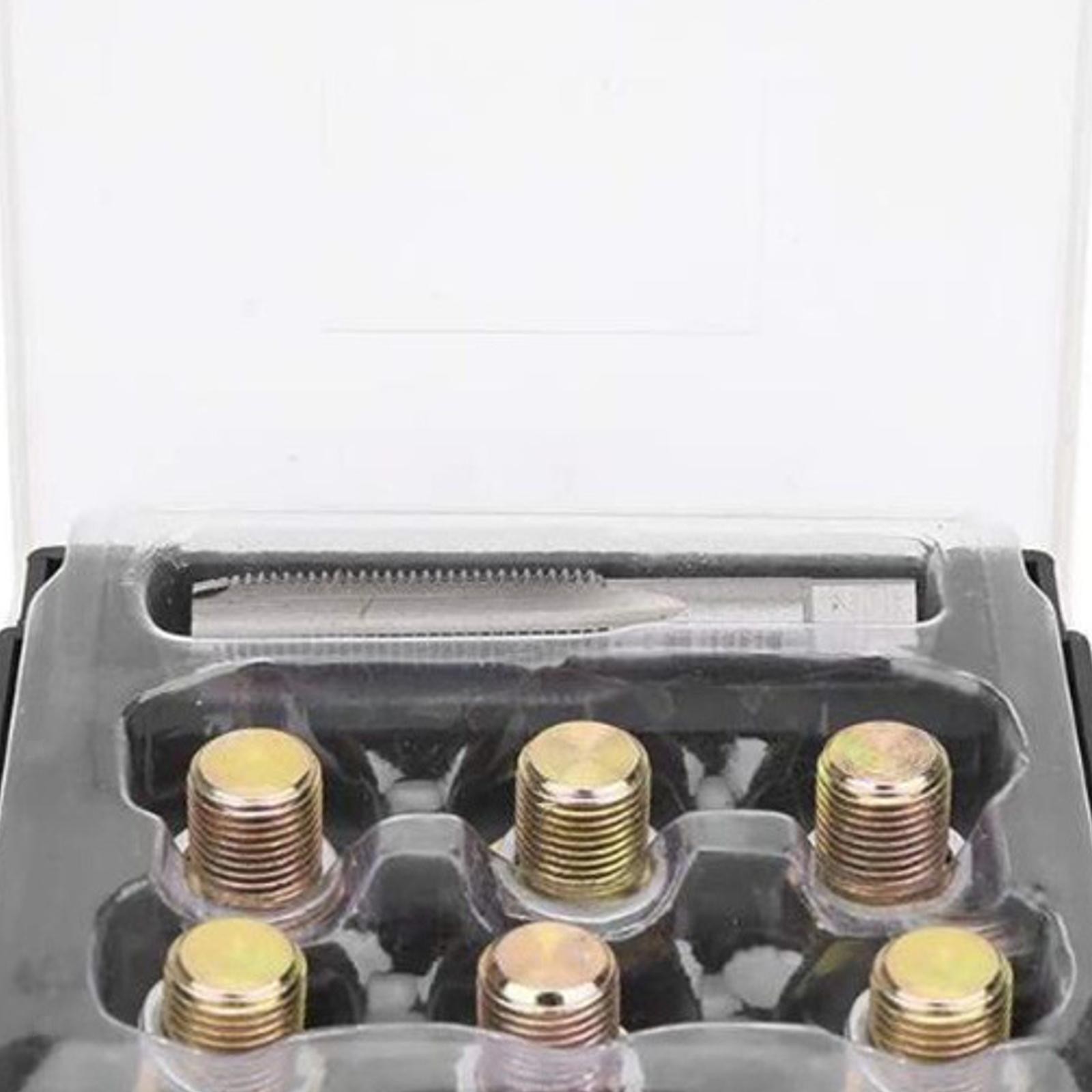 Oil Drain Plug Thread Repair Kit Rethreading Tool Install Faster Screw Tap Tool
