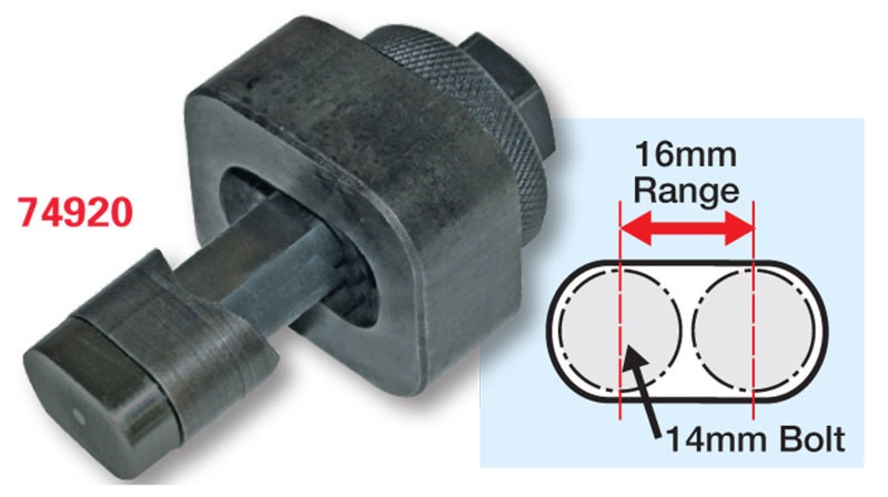 74920 SPC Performance 14x16mm Slot Punch Tool 1997-2023 Fits Acura