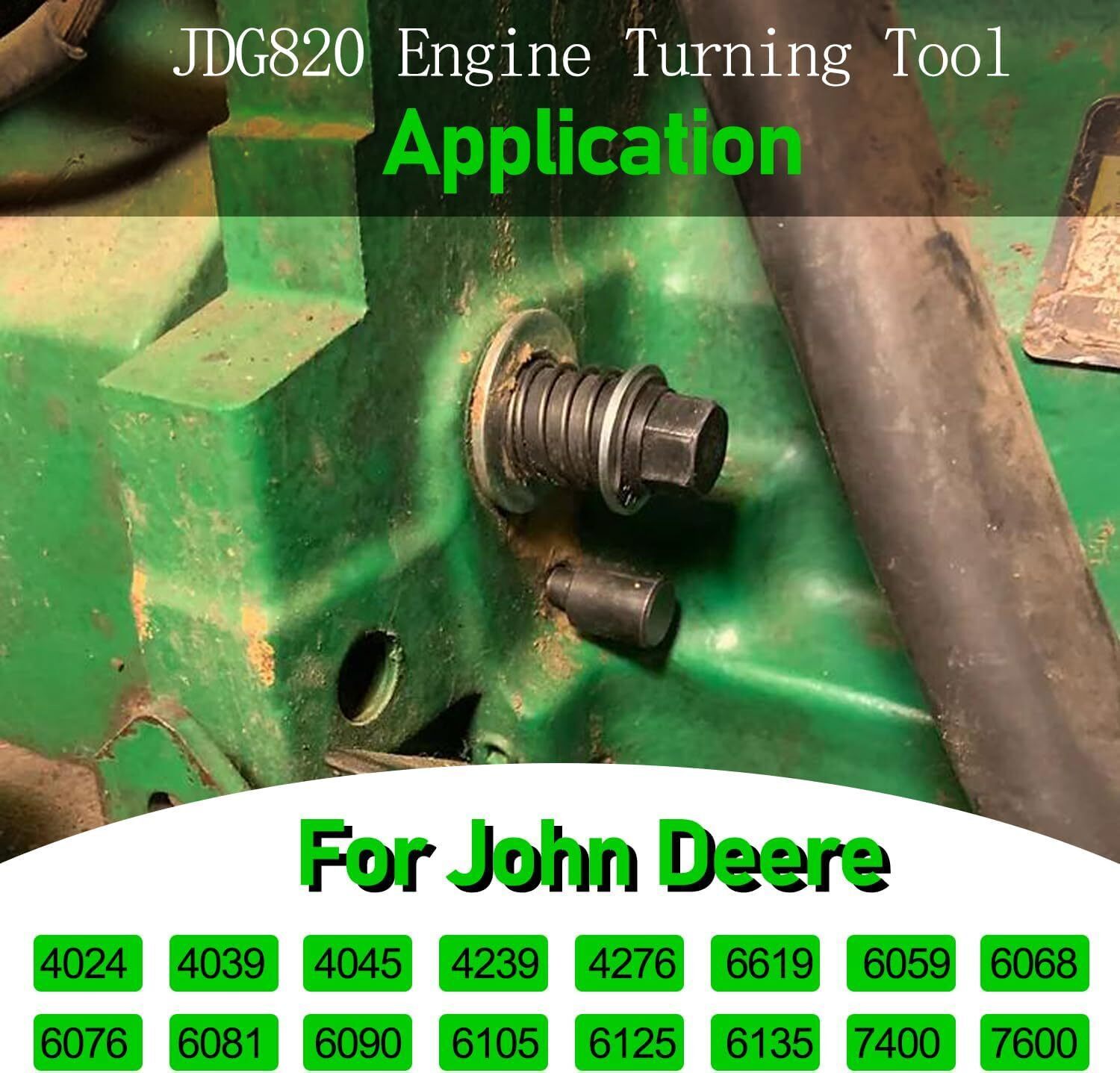 JDG820 Engine Turning Tool Fits for John Deere JDE81-1,4024,4039,4045,4239,4276