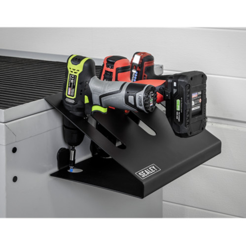 Sealey APPTH Magnetic Power Tool Holder 3 Power Tools Up to 10kg BLACK