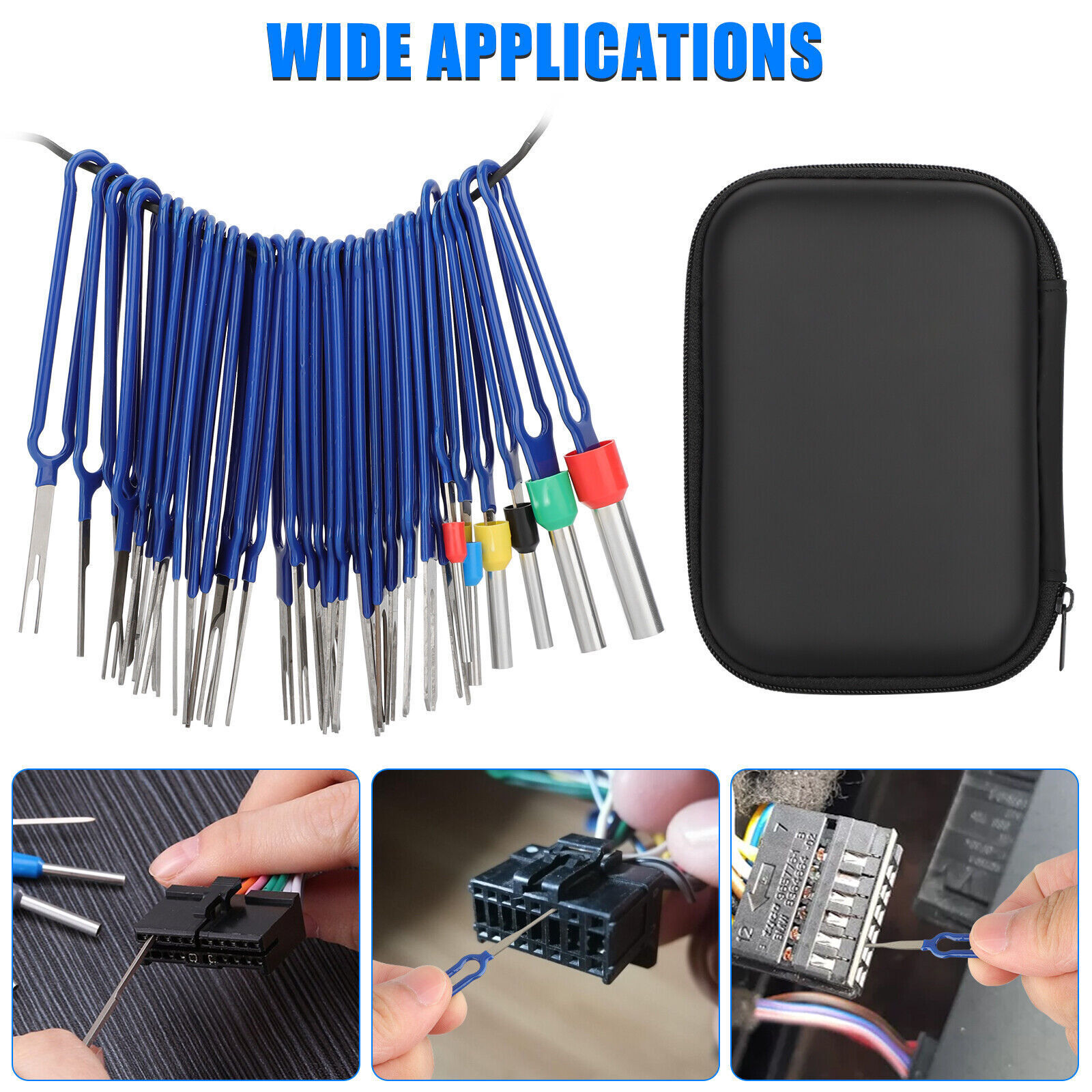 36PCS Terminal Removal Tool Kit Pin Extractor Tool Wire Connector Terminal Kit