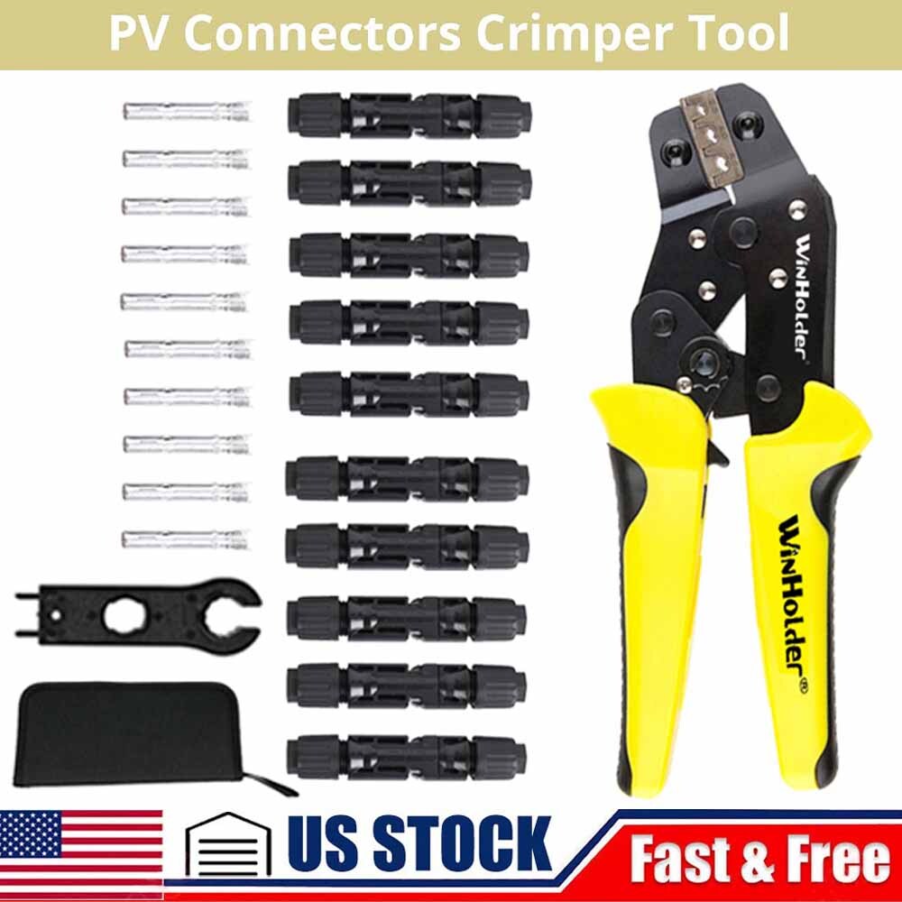 Solar Crimping Pliers Crimper Tool with Bags for 2.5-6mm² Solar Panel Connectors