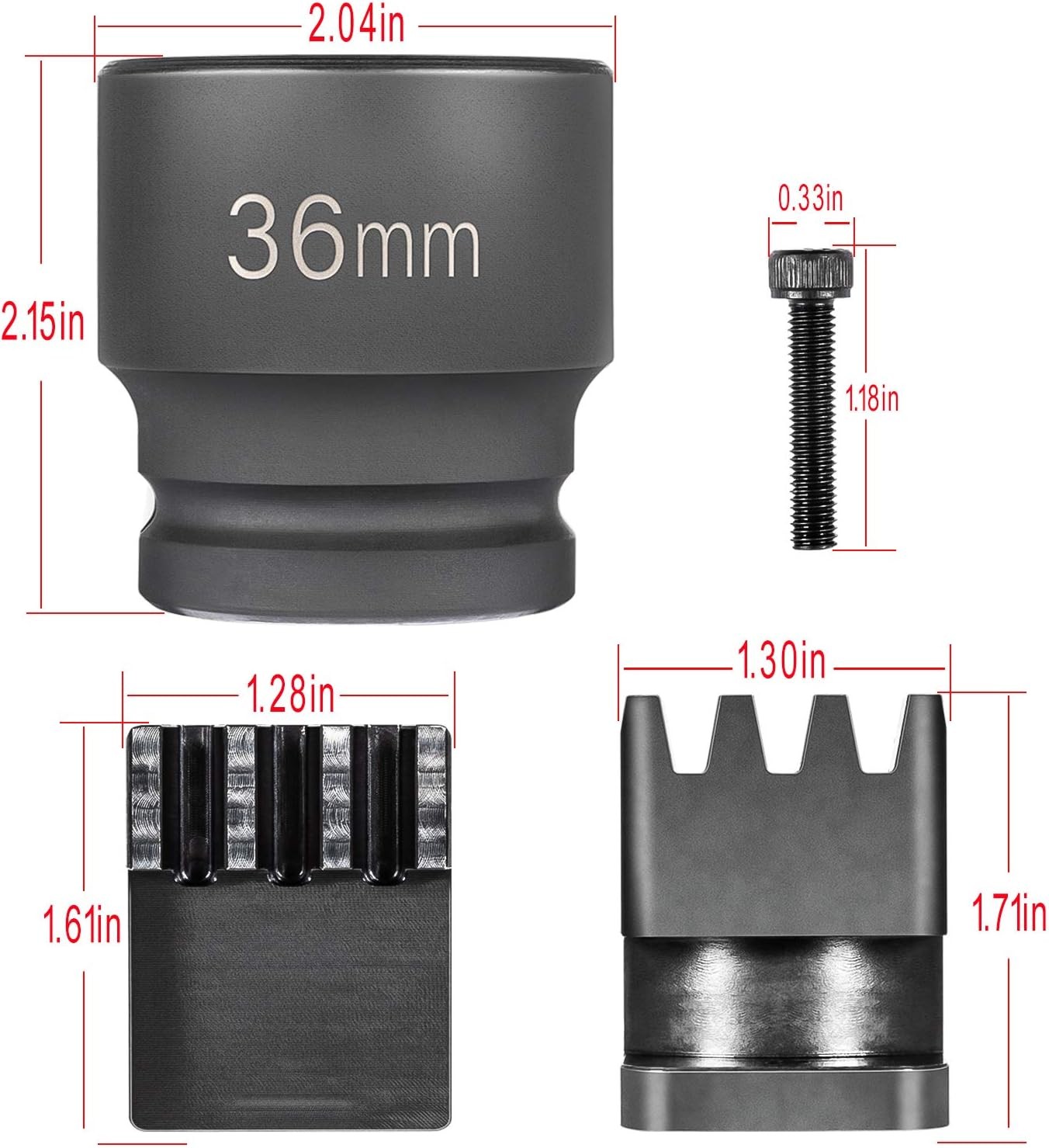 22100 Flywheel Locking Tool Socket Holder Bolt AM-J-44643 S A B for 6.6L Duramax