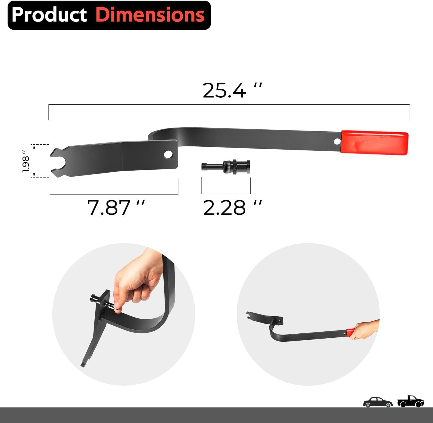 65800 Door Adjuster Alignment Tool Adjust Door Hinge on Most Cars & Light Trucks