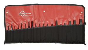 Mayhew Steel Products 61019 19 Piece Punch & Chisel Set