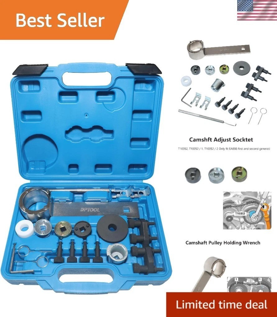 Comprehensive Engine Timing Tool Set for VAG EA888 – 19 Tools in One Case