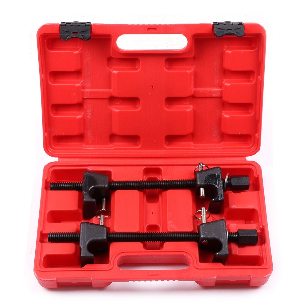 2pc Coil Spring Compressor Tool For MacPherson Struts Shock Absorber Car Garage